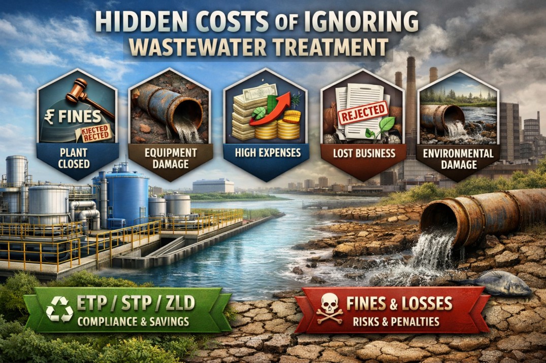 Hidden Costs of Ignoring Wastewater Treatment | Industrial Water Treatment Blog - Srishti Polytech