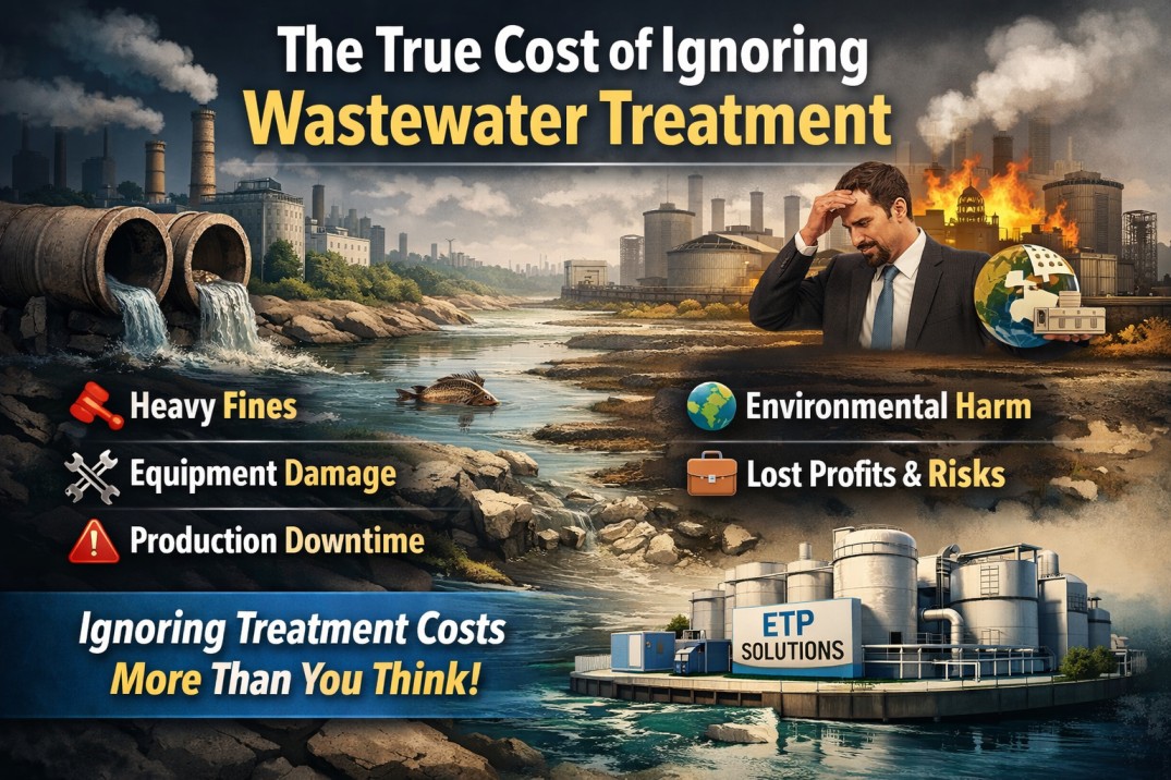 True Cost of Ignoring Wastewater Treatment | Industrial Water Treatment Blog - Srishti Polytech