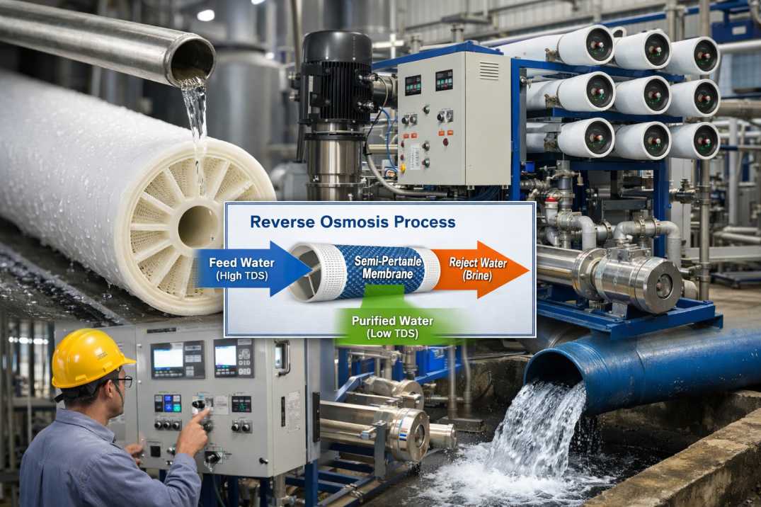 How Reverse Osmosis (RO) Technology Works in Industrial Water Treatment | Industrial Water Treatment Blog - Srishti Polytech