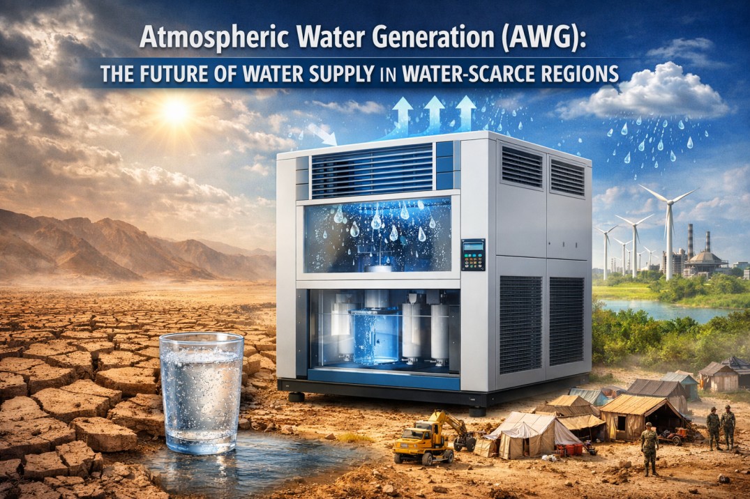 Atmospheric Water Generation (AWG): The Future of Water Supply in Water-Scarce Regions | Industrial Water Treatment Blog - Srishti Polytech
