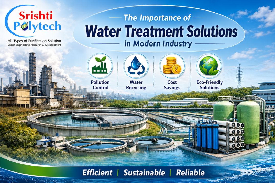 The Importance of Water Treatment Solutions in Modern Industry | Industrial Water Treatment Blog - Srishti Polytech