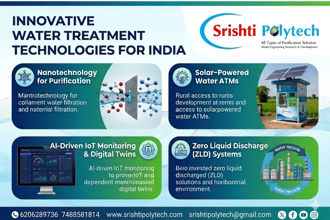 Innovative Water Treatment Technologies for India 🚰 | Industrial Water Treatment Blog - Srishti Polytech