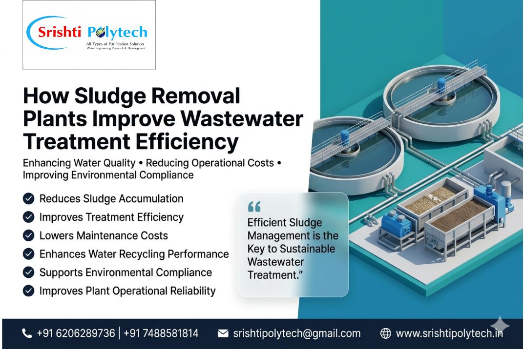 How Sludge Removal Plants Improve Wastewater Treatment Efficiency.... | Industrial Water Treatment Blog - Srishti Polytech