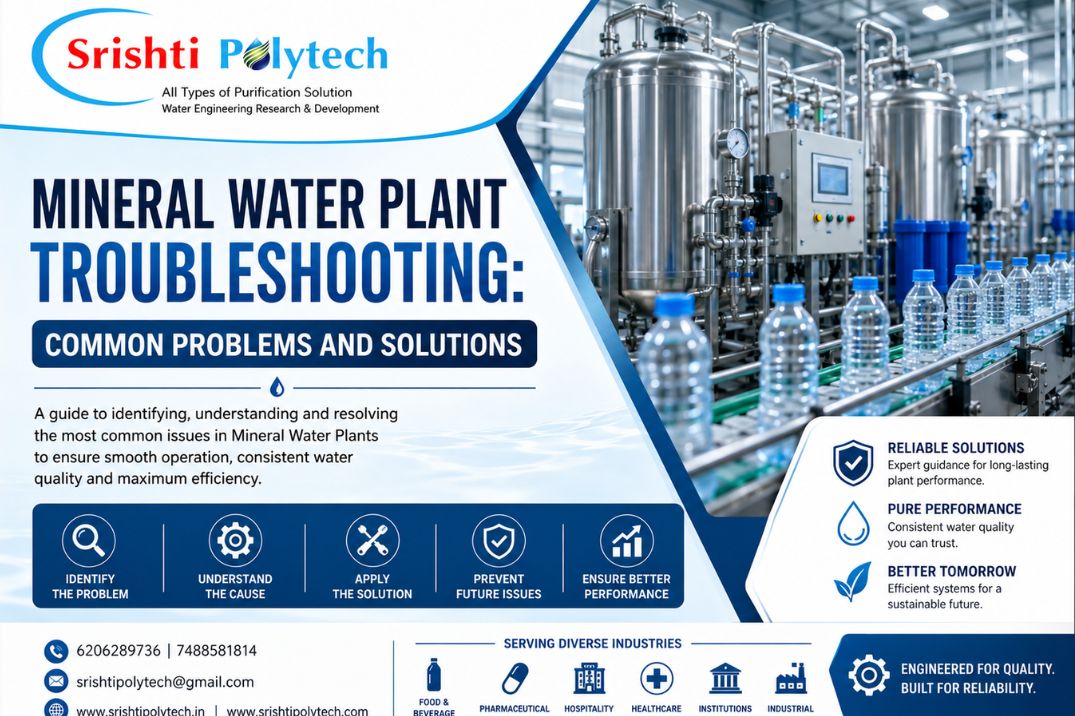 Mineral Water Plant Troubleshooting: Common Problems and Solutions...... | Industrial Water Treatment Blog - Srishti Polytech