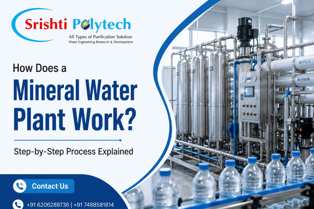 How Does a Mineral Water Plant Work? Step-by-Step Process Explained | Industrial Water Treatment Blog - Srishti Polytech