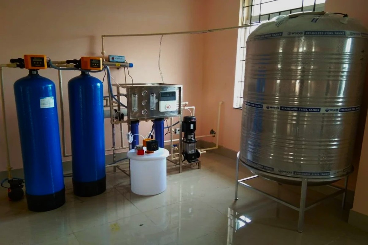 Industrial RO Plant Installation by Srishti Polytech in India